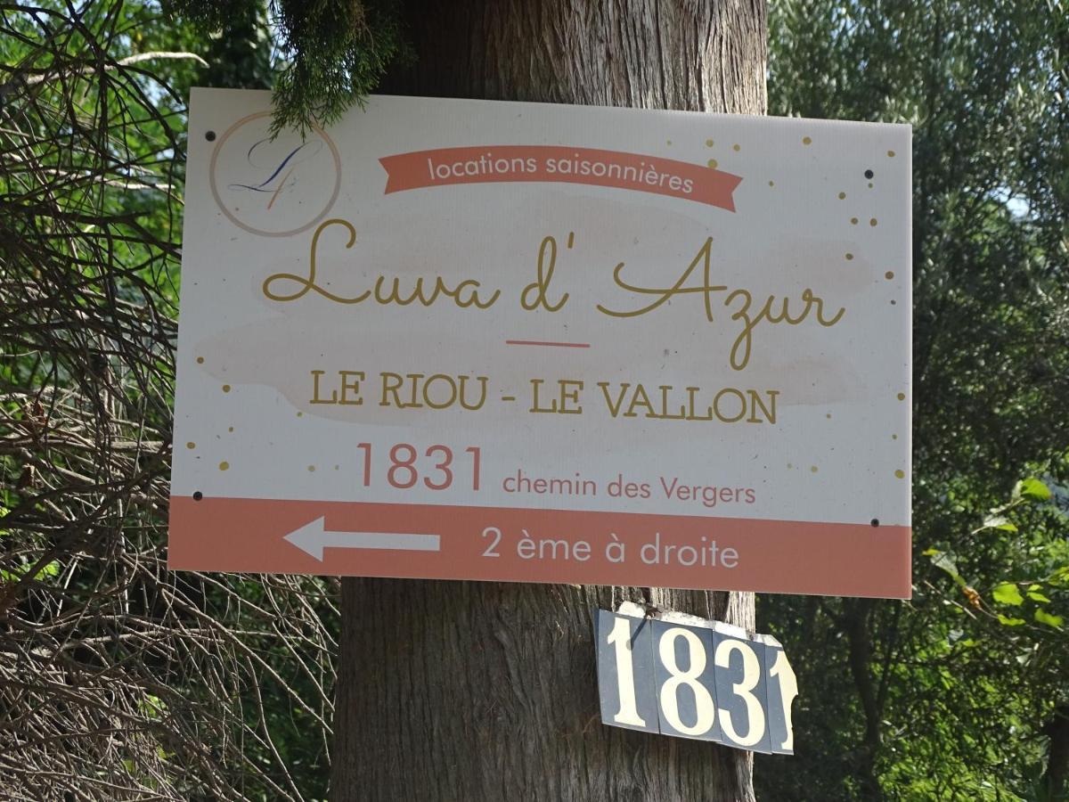 Luva D'Azur, Rez De Villa Le Riou - Le Vallon Le Bar-sur-Loup Екстериор снимка